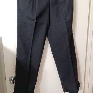 Stafford 32x32 black suit pants cuffed